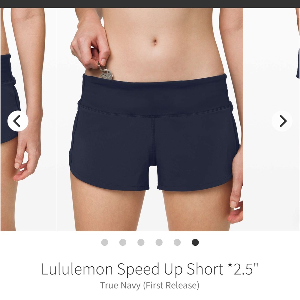 lululemon athletica Shorts in True Navy